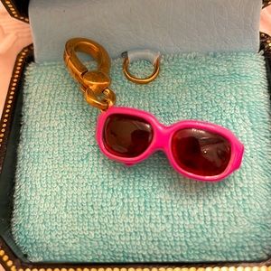 Juicy Couture YJRU0692 pink sunglasses charm NWT tagged box
